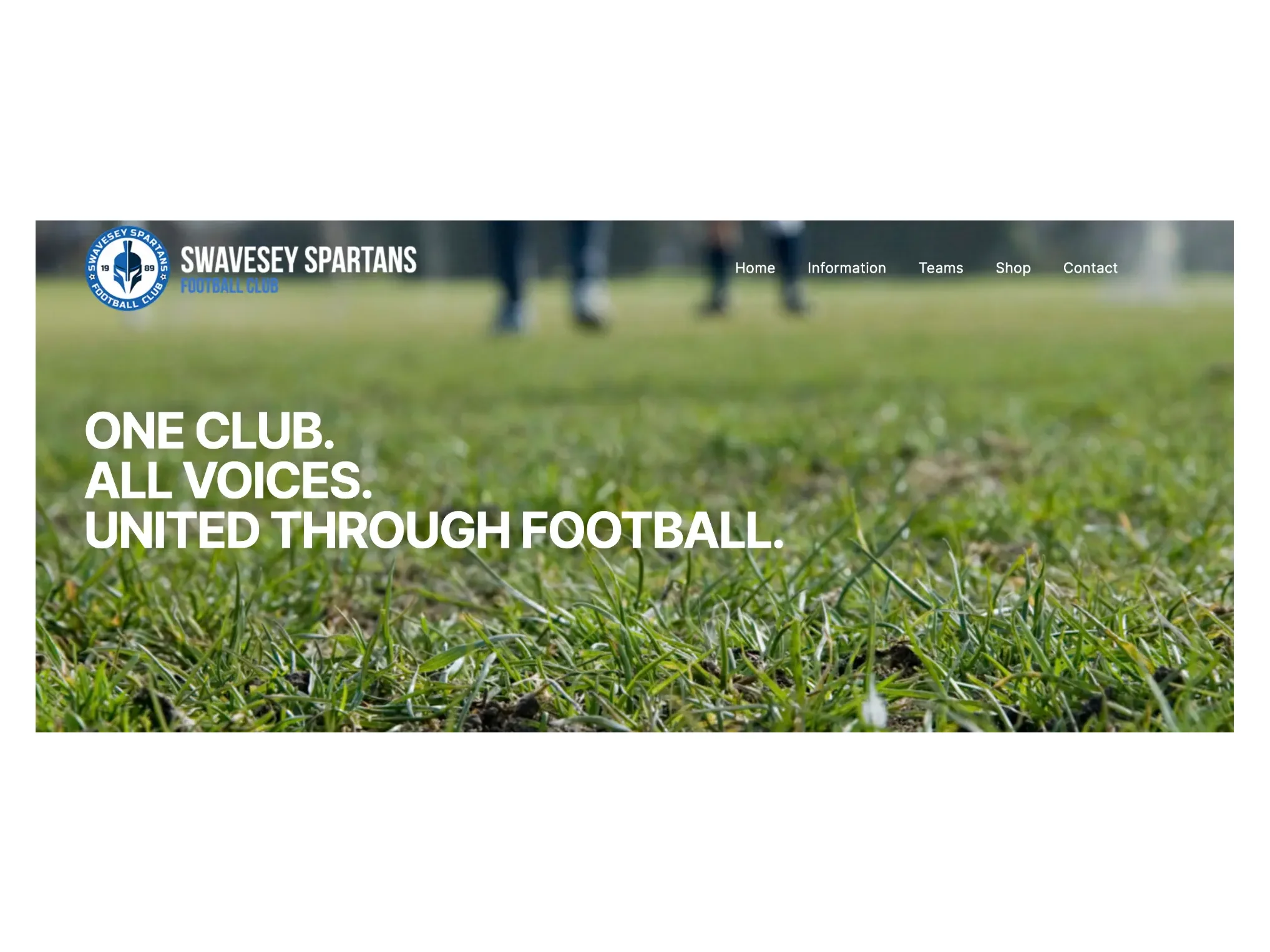 Swavesey Spartans football club website homepage